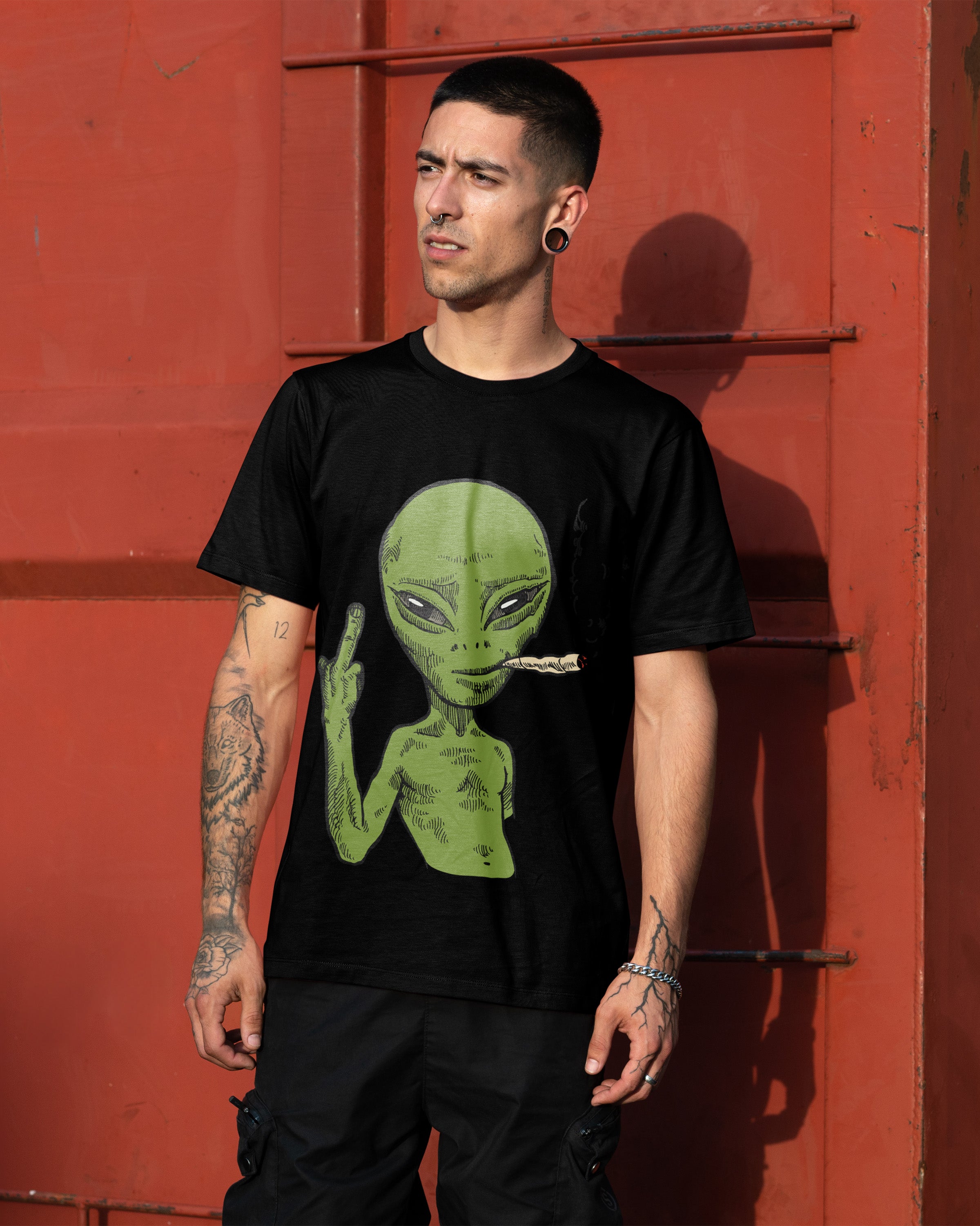 Rebel Alien Graphic T-Shirt