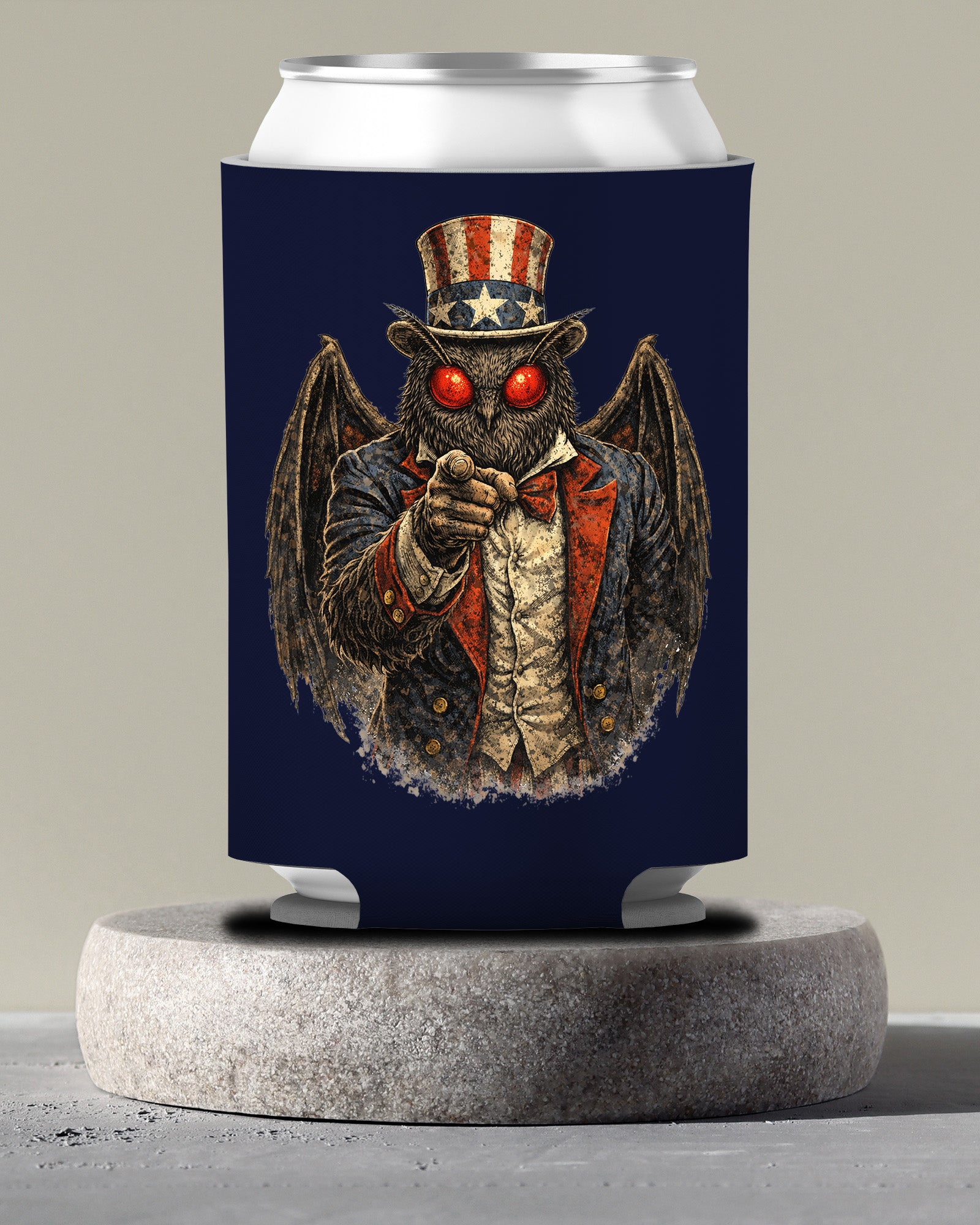 Mothman Uncle Sam Can Cooler