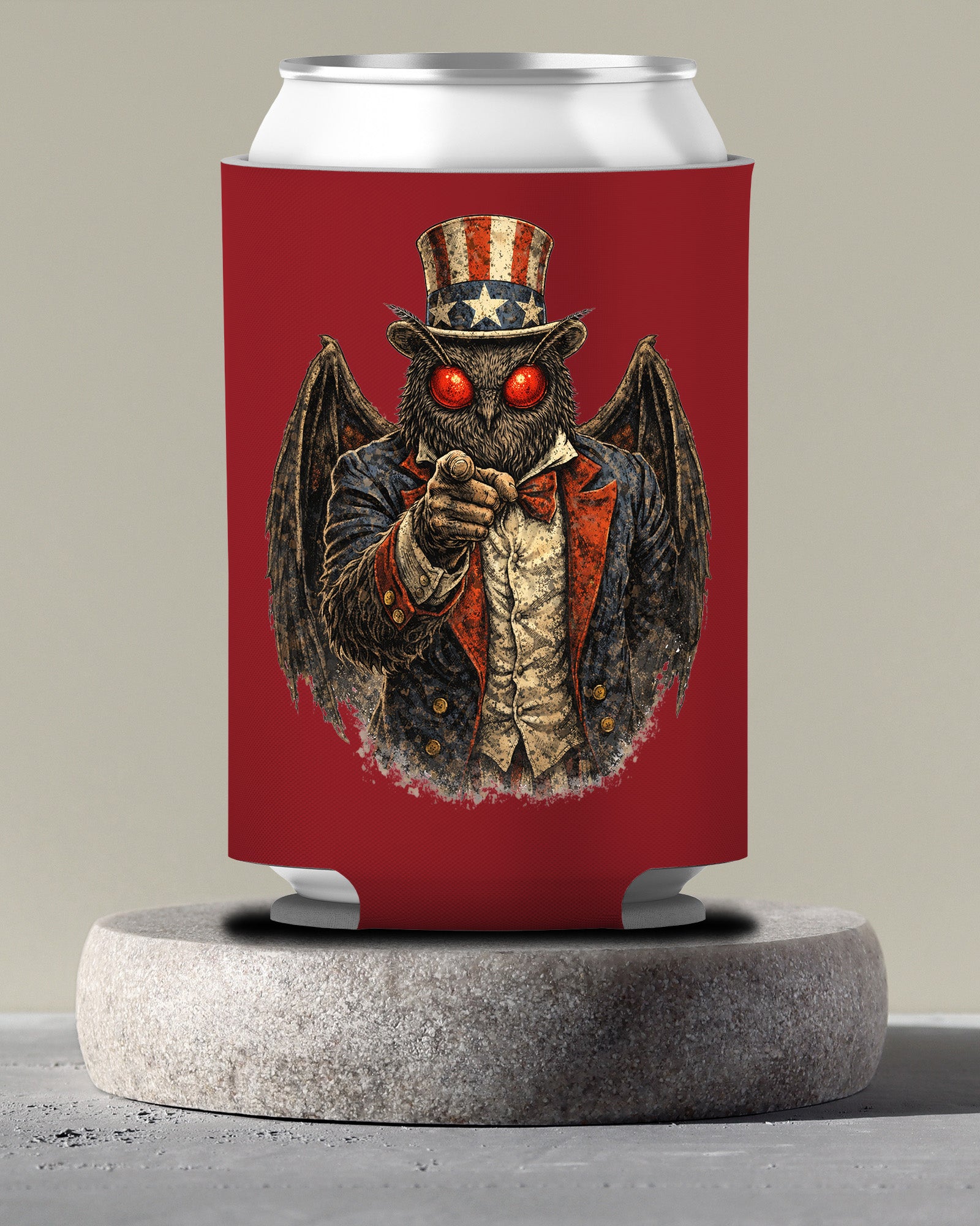 Mothman Uncle Sam Can Cooler