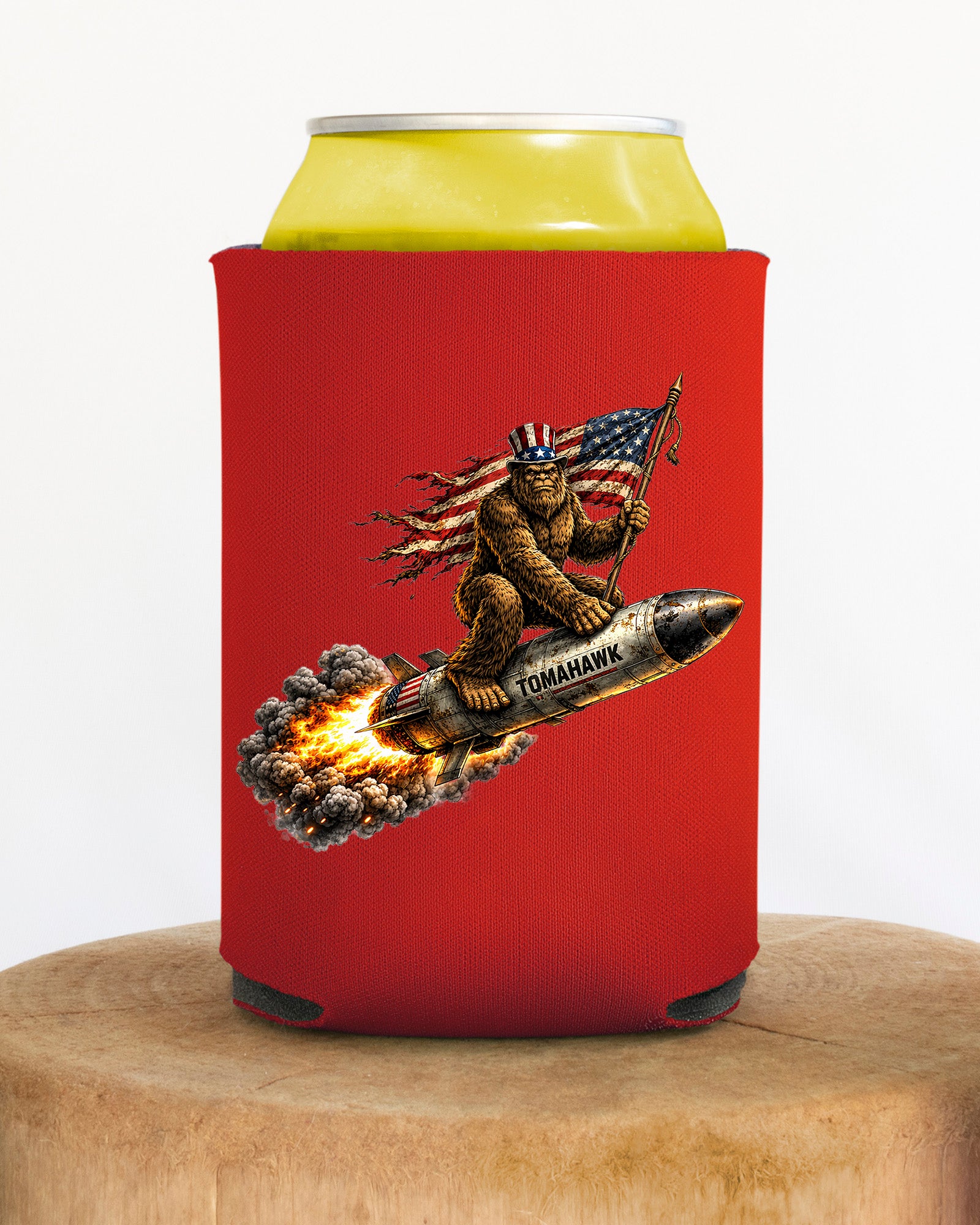 Bigfoot Tomahawk Can Cooler