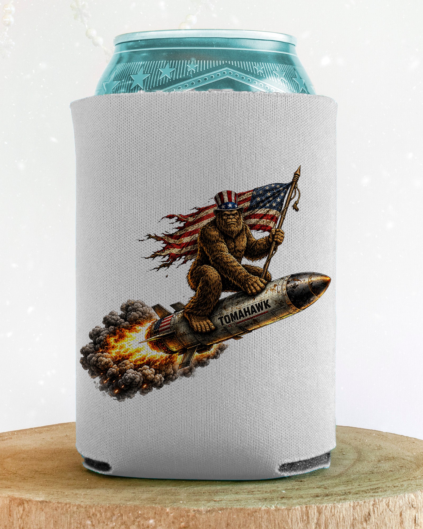 Bigfoot Tomahawk Can Cooler