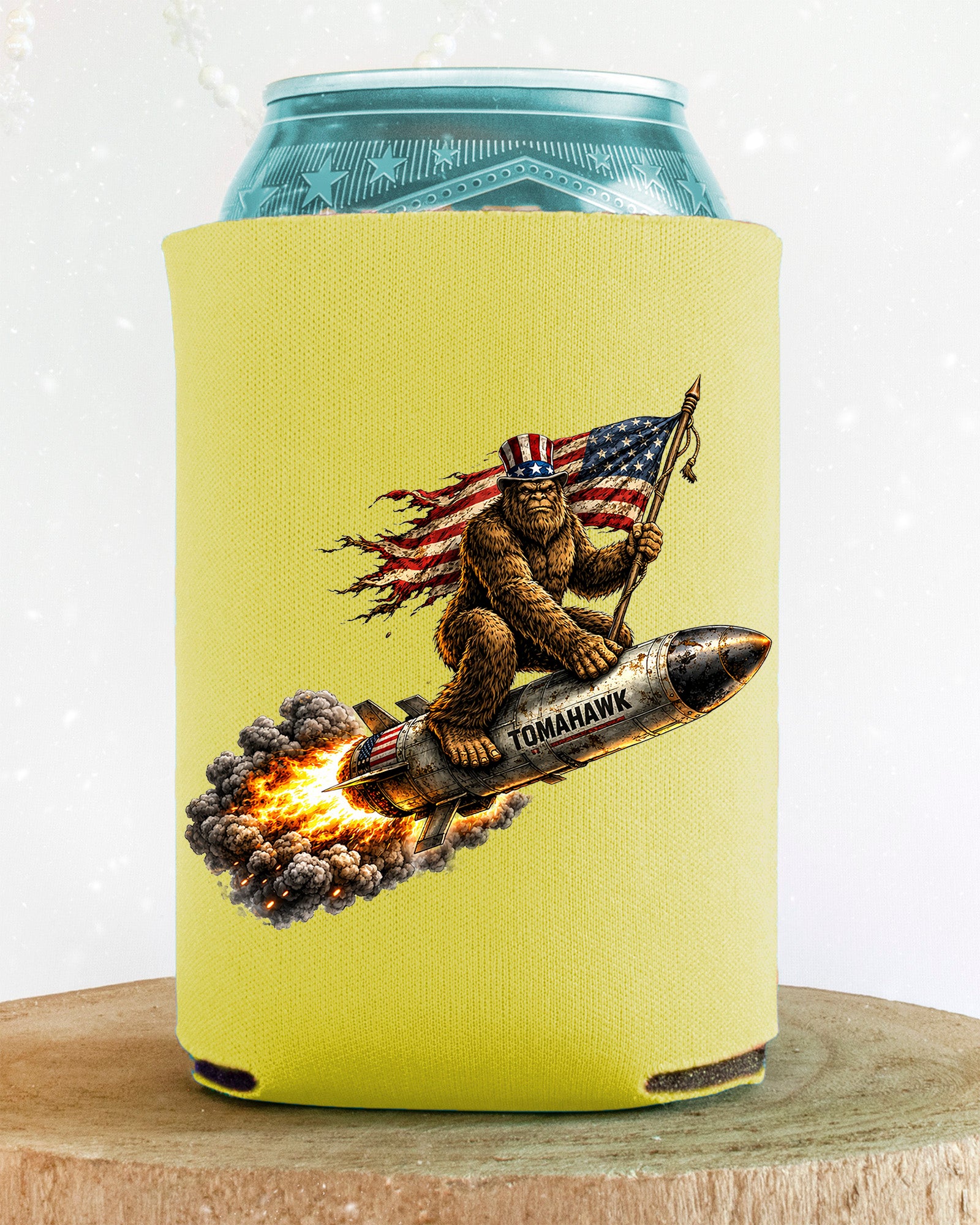 Bigfoot Tomahawk Can Cooler