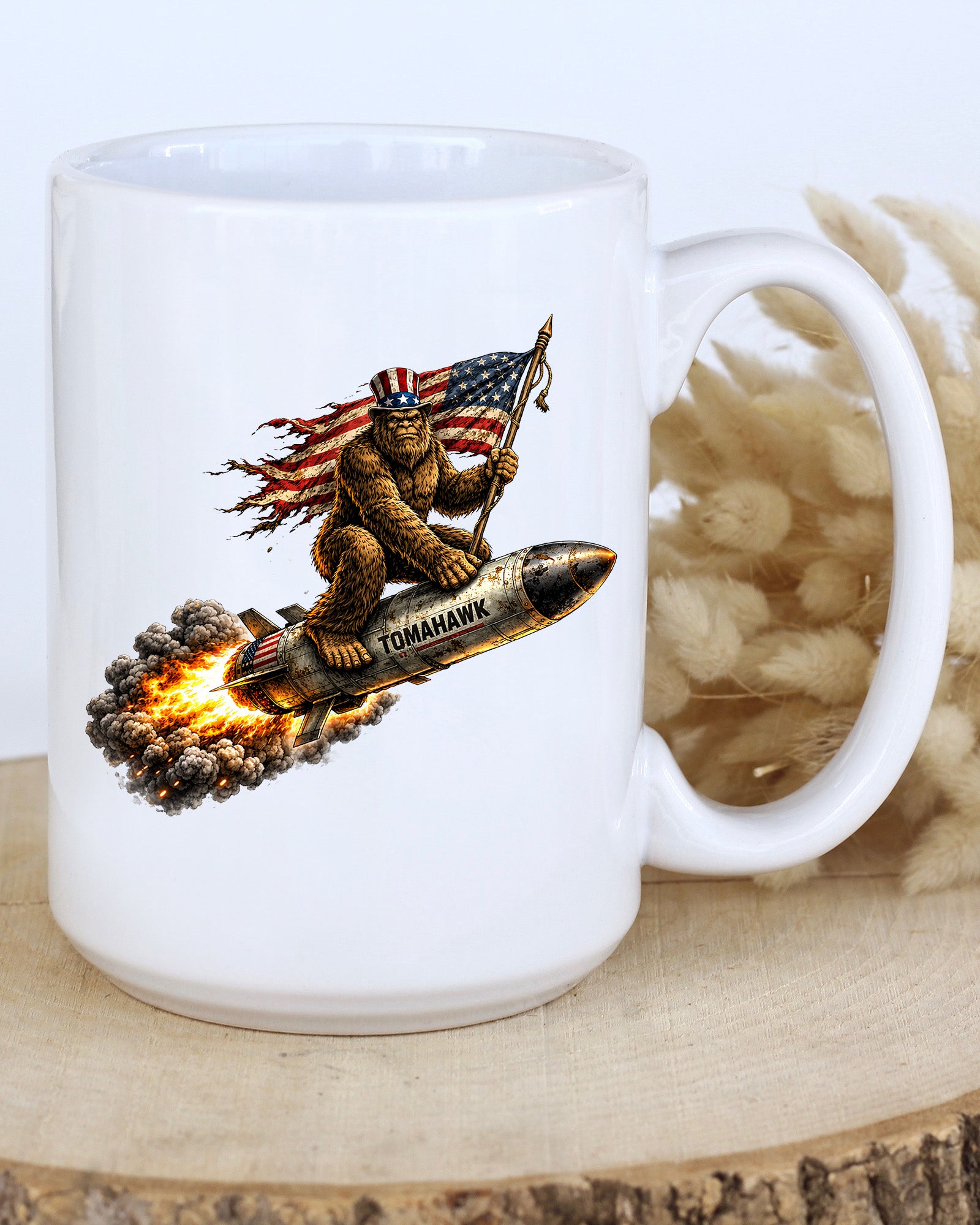 Bigfoot Tomahawk Mug