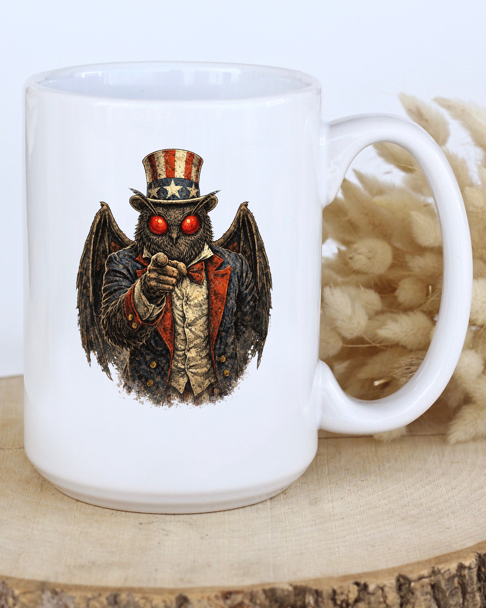 Mothman Uncle Sam Mug