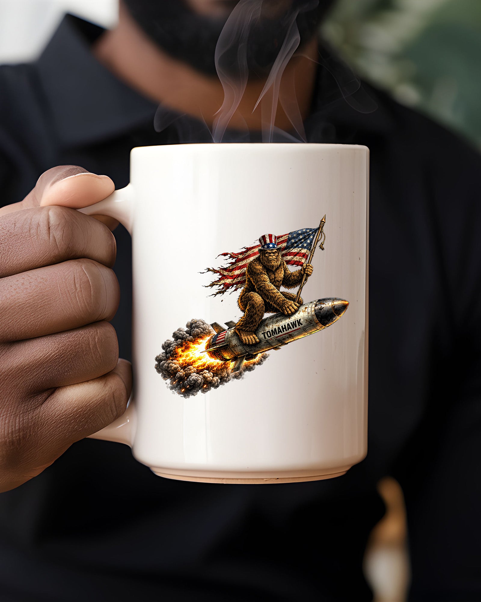 Bigfoot Tomahawk Mug