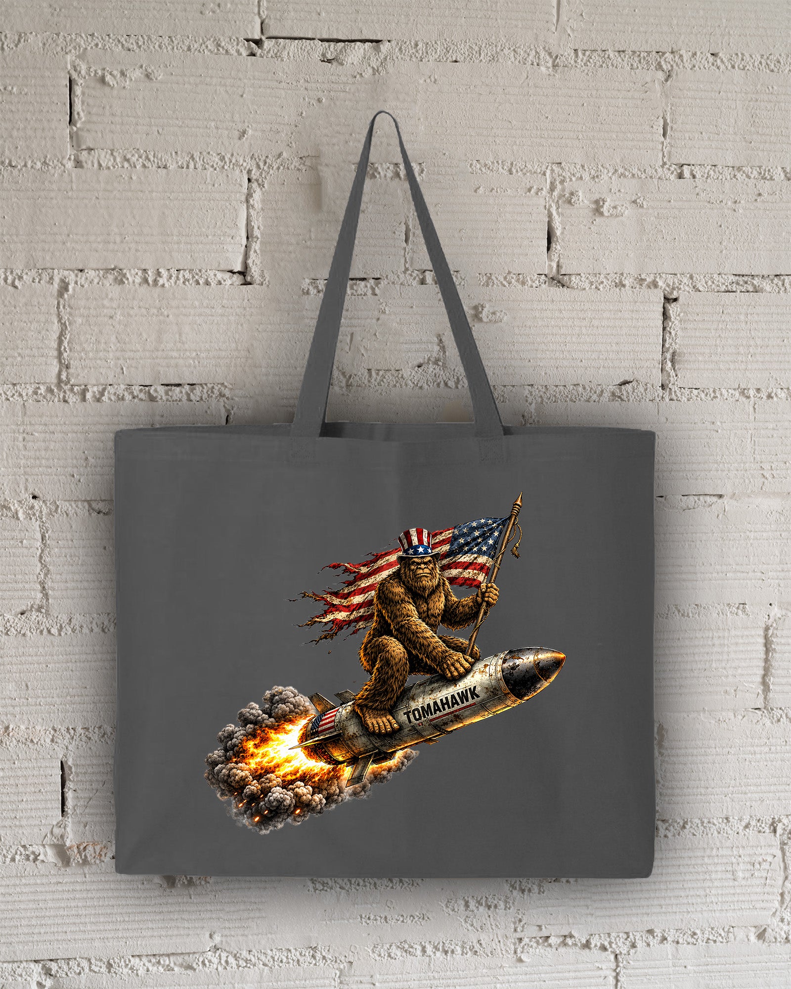 Bigfoot Tomahawk Tote Bag