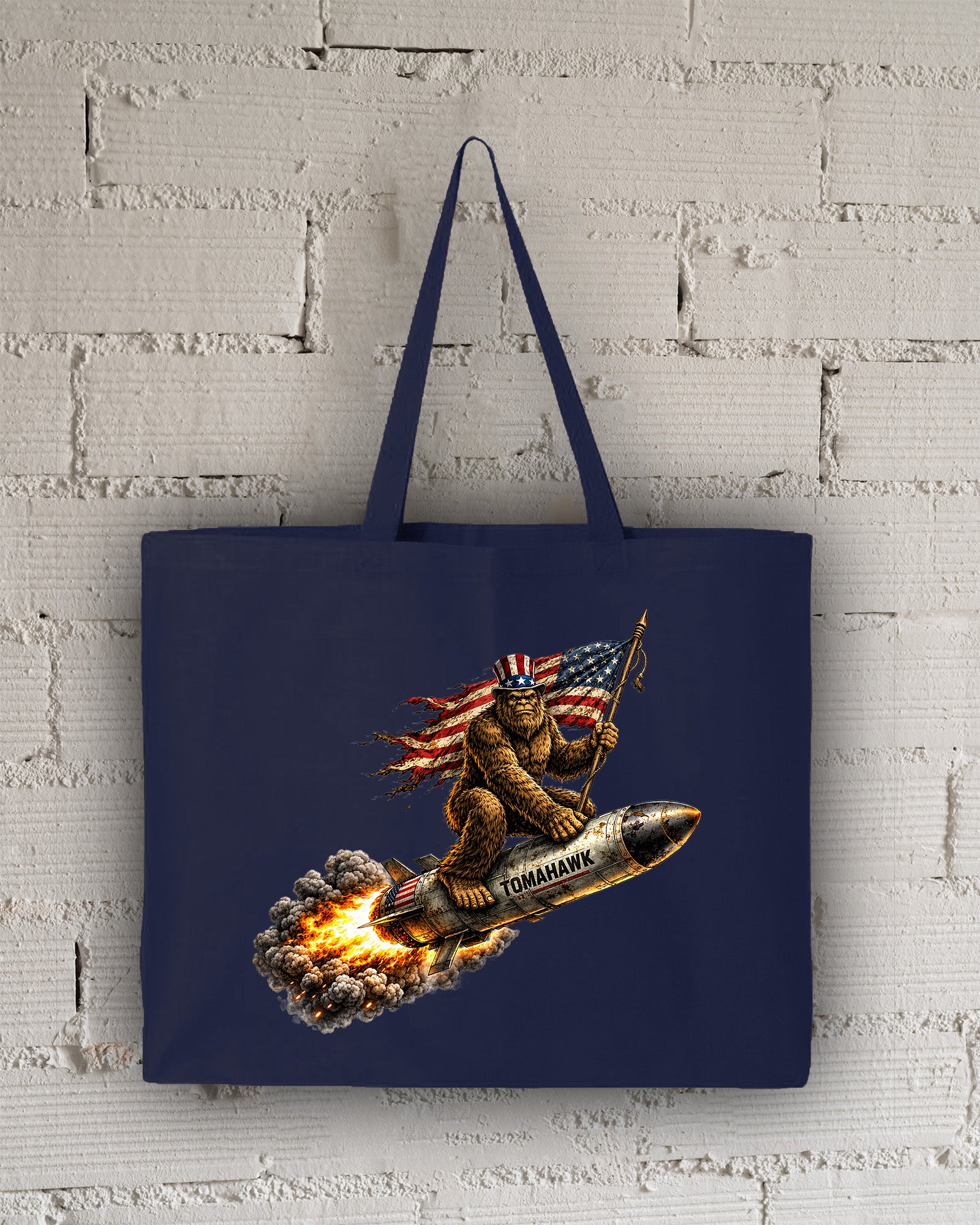 Bigfoot Tomahawk Tote Bag