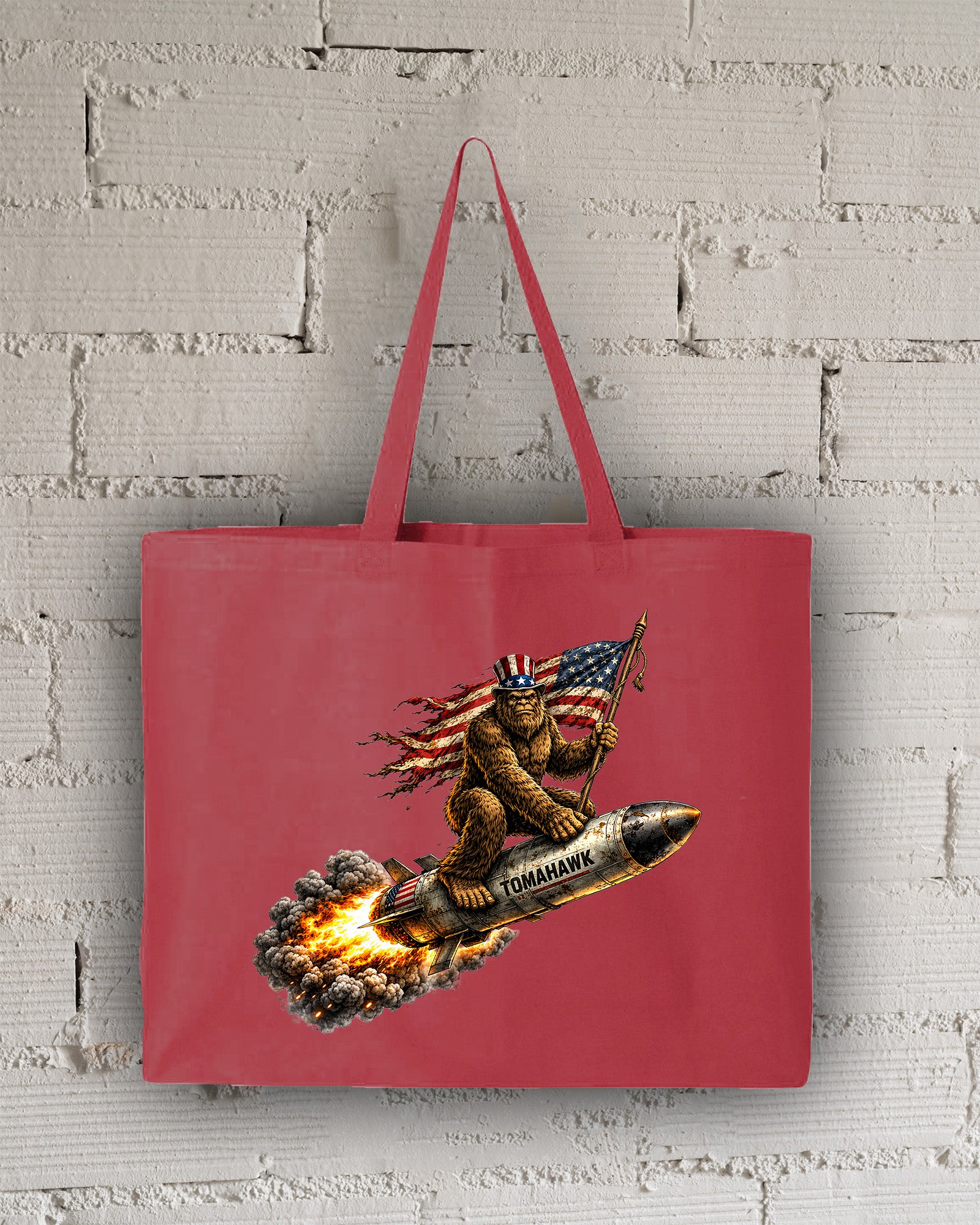 Bigfoot Tomahawk Tote Bag