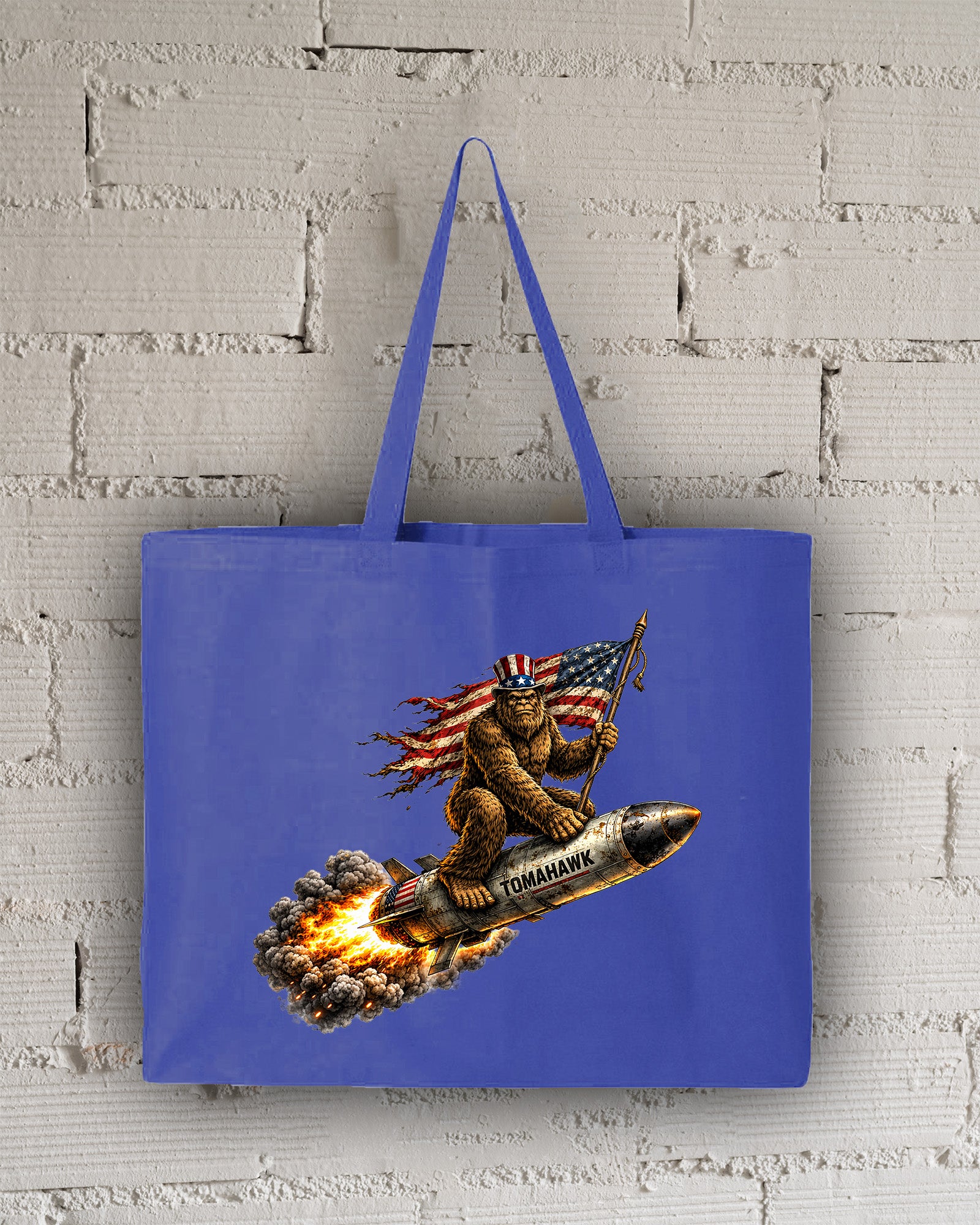 Bigfoot Tomahawk Tote Bag