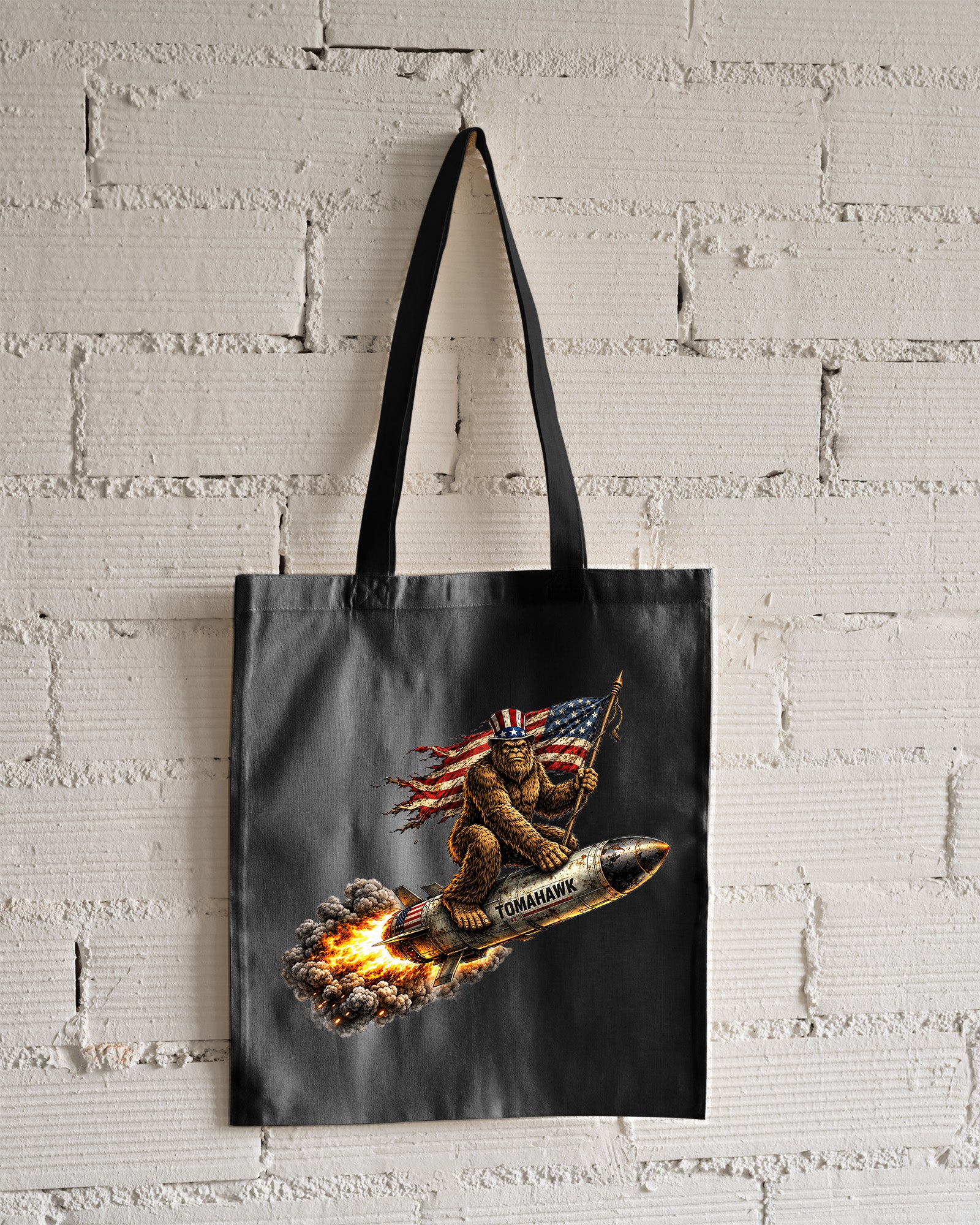 Bigfoot Tomahawk Tote Bag
