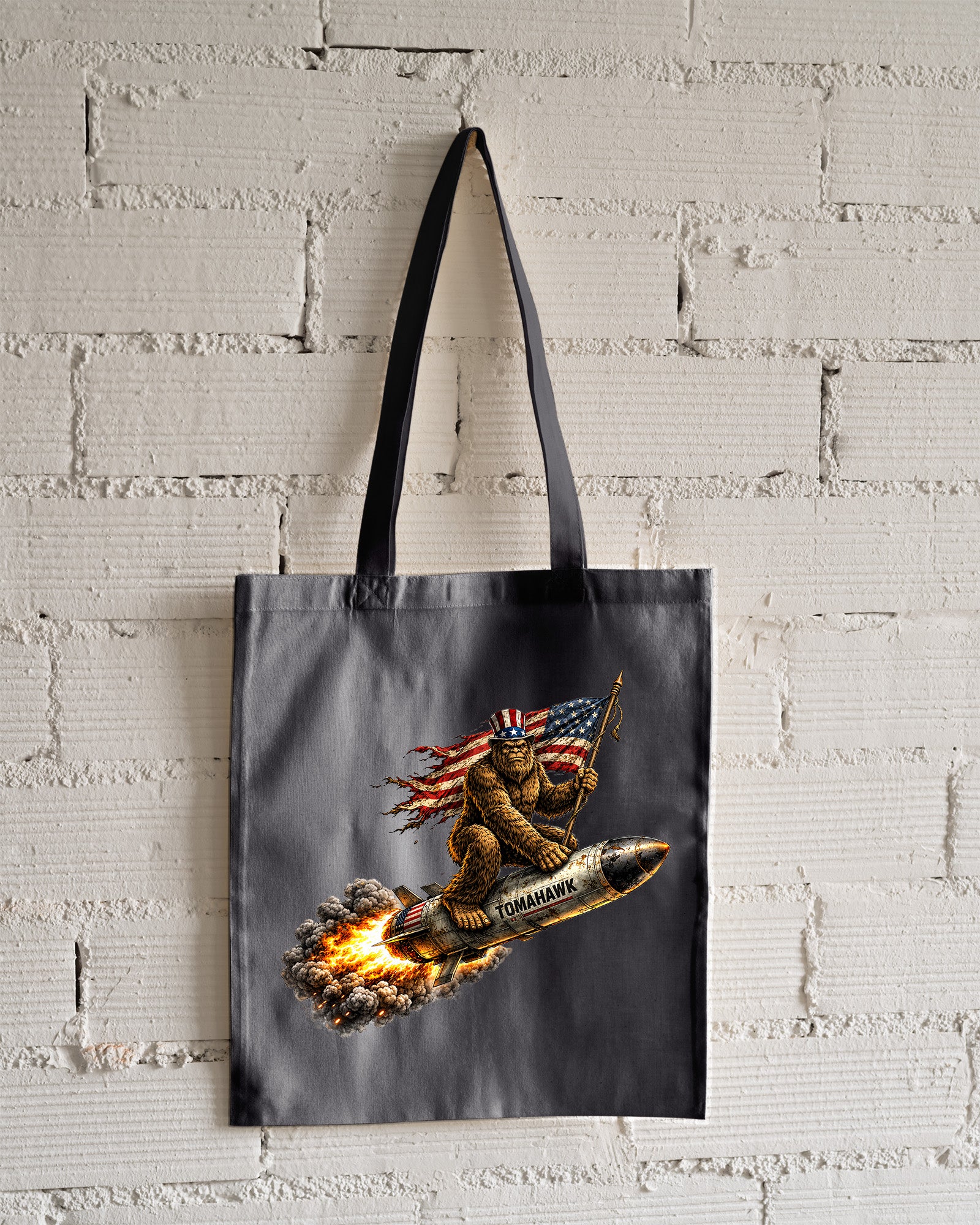 Bigfoot Tomahawk Tote Bag