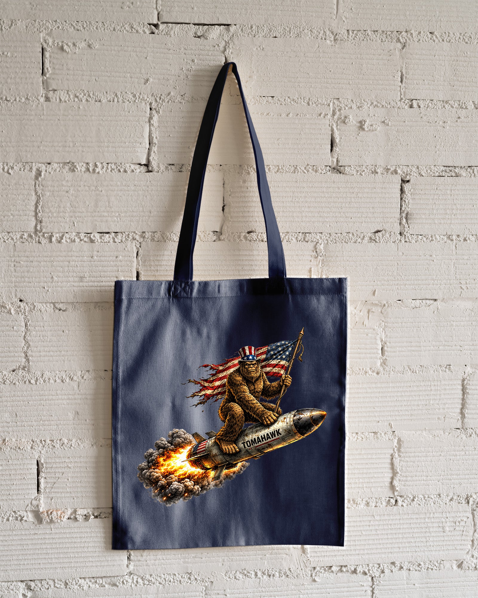 Bigfoot Tomahawk Tote Bag