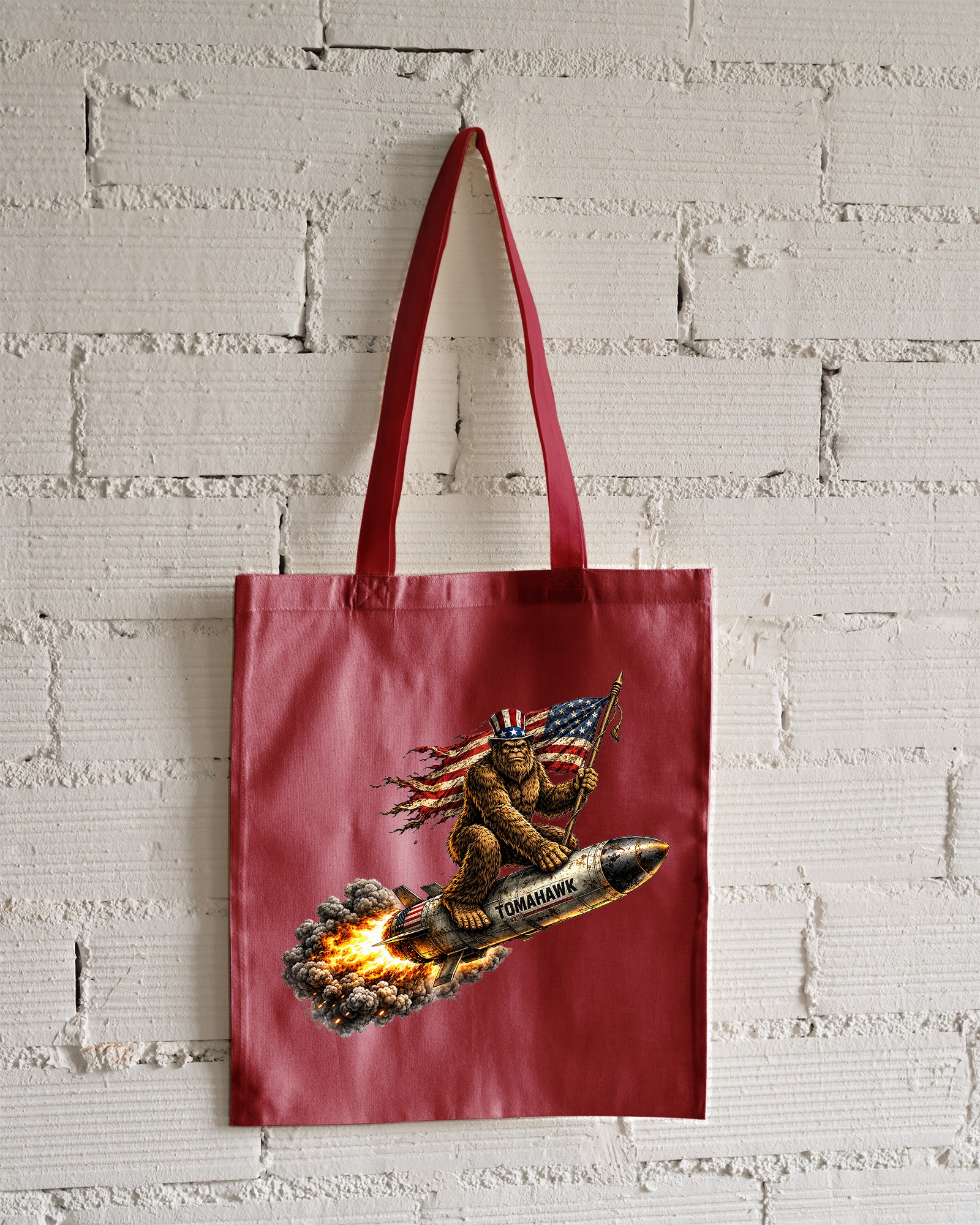 Bigfoot Tomahawk Tote Bag