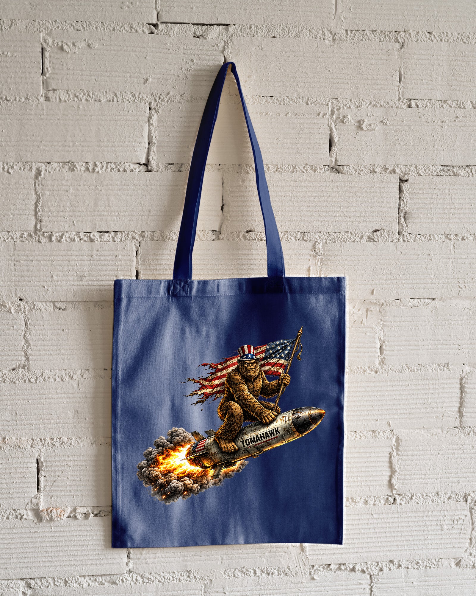 Bigfoot Tomahawk Tote Bag
