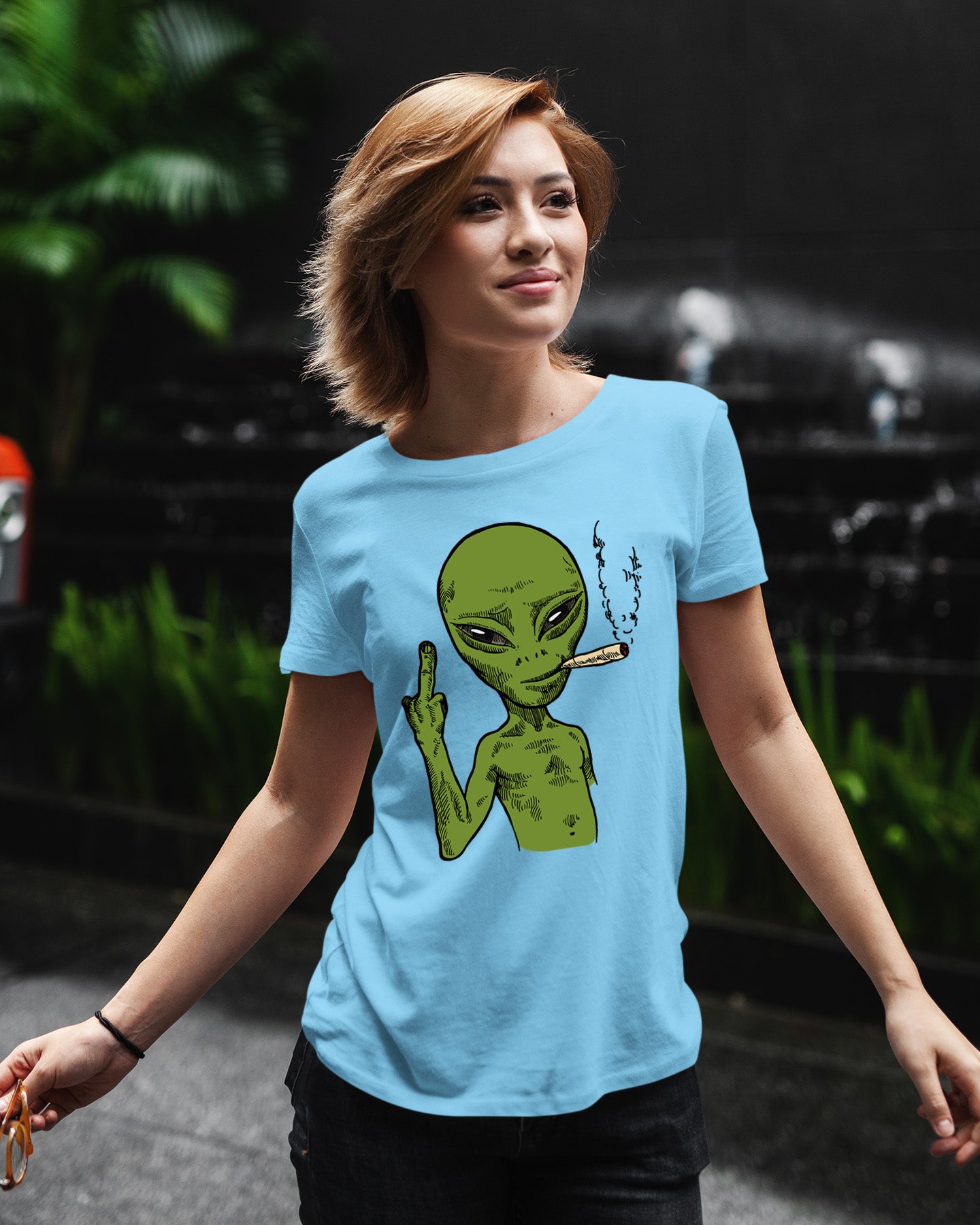 Rebel Alien Graphic T-Shirt