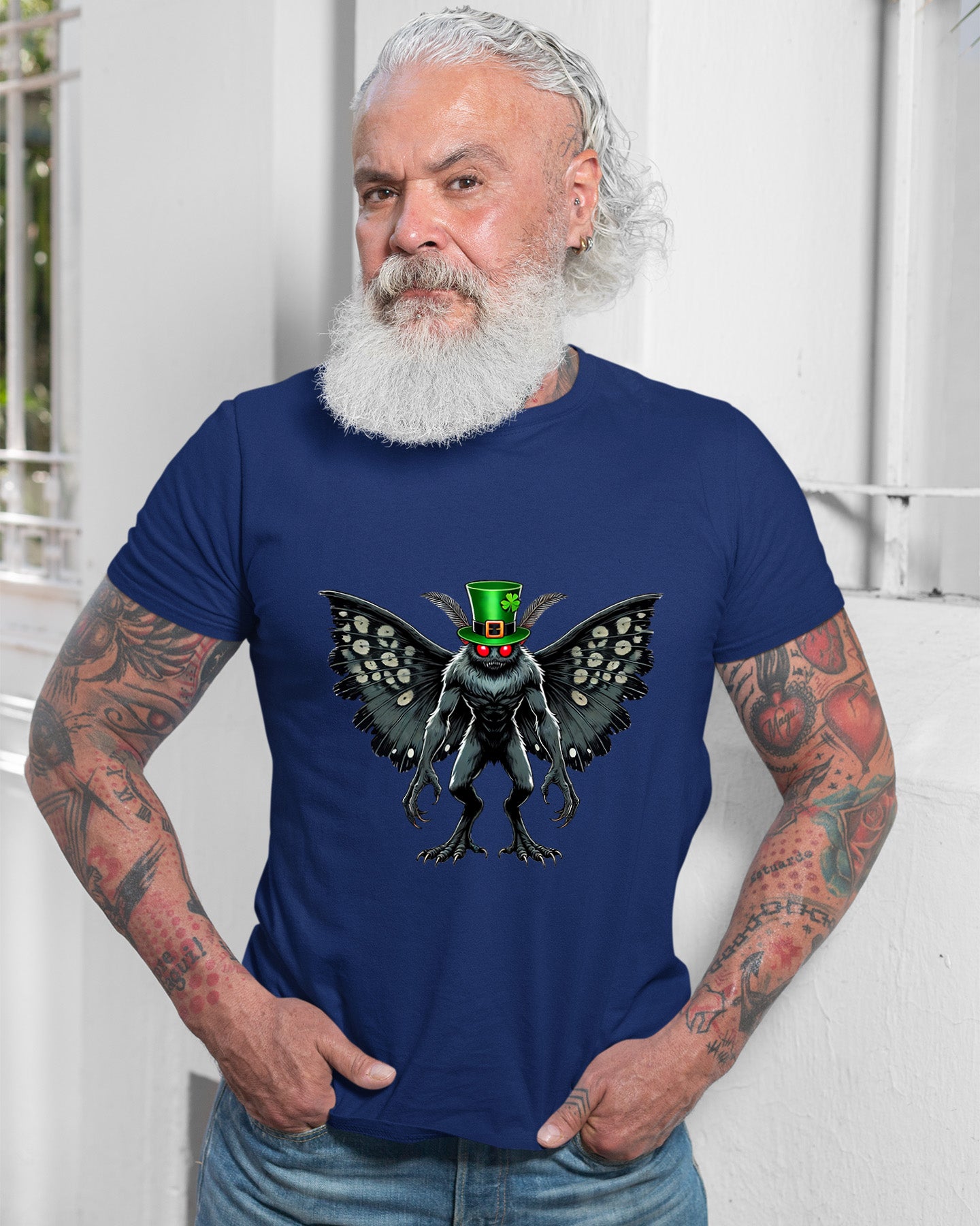 Lucky Mothman St. Patrick’s Day Graphic T-Shirt