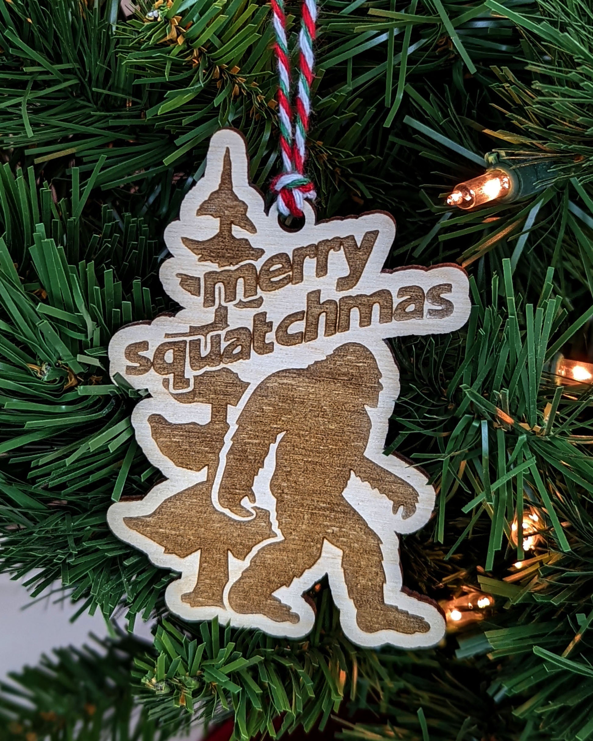 Merry Squatchmas Ornament