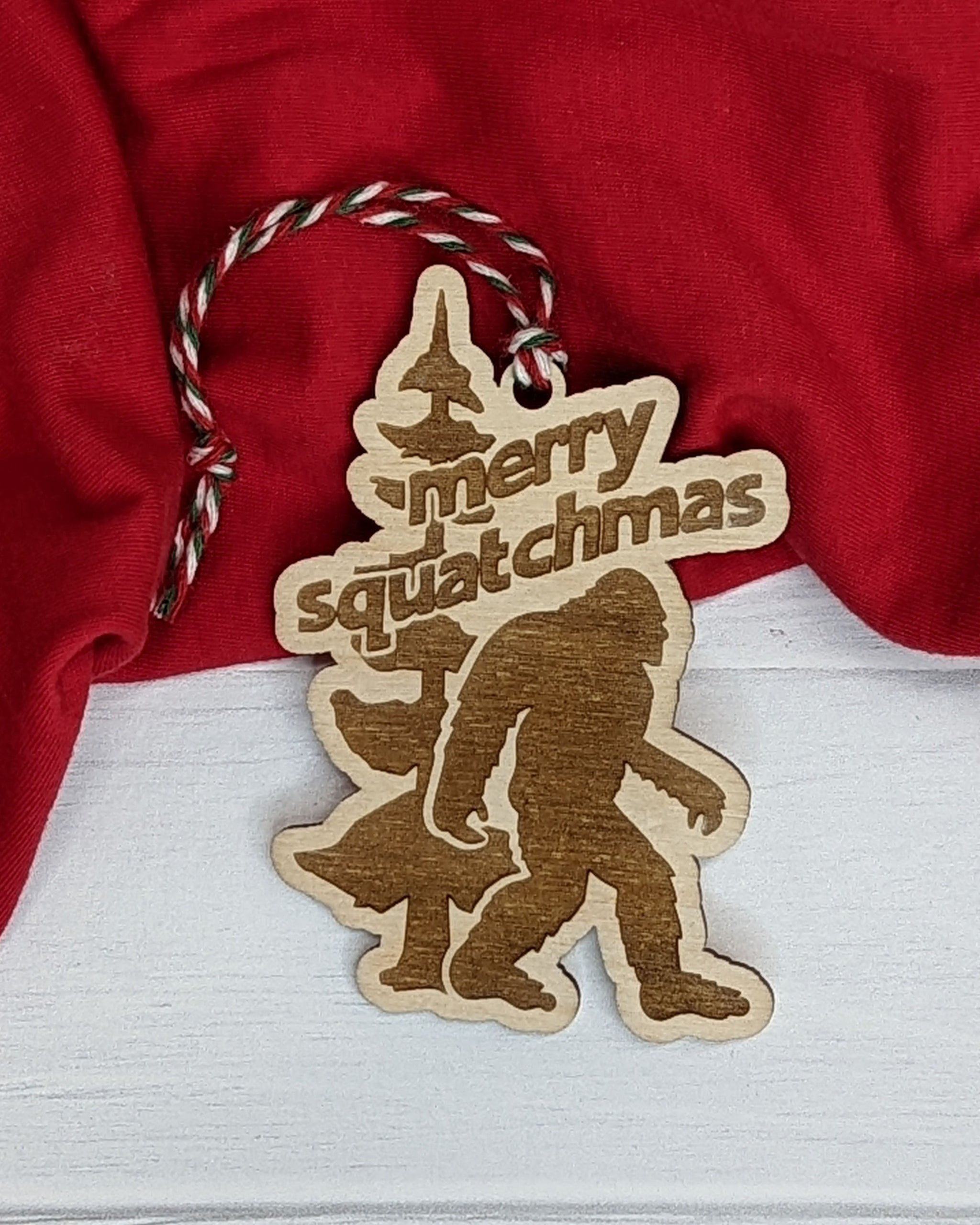 Merry Squatchmas Ornament