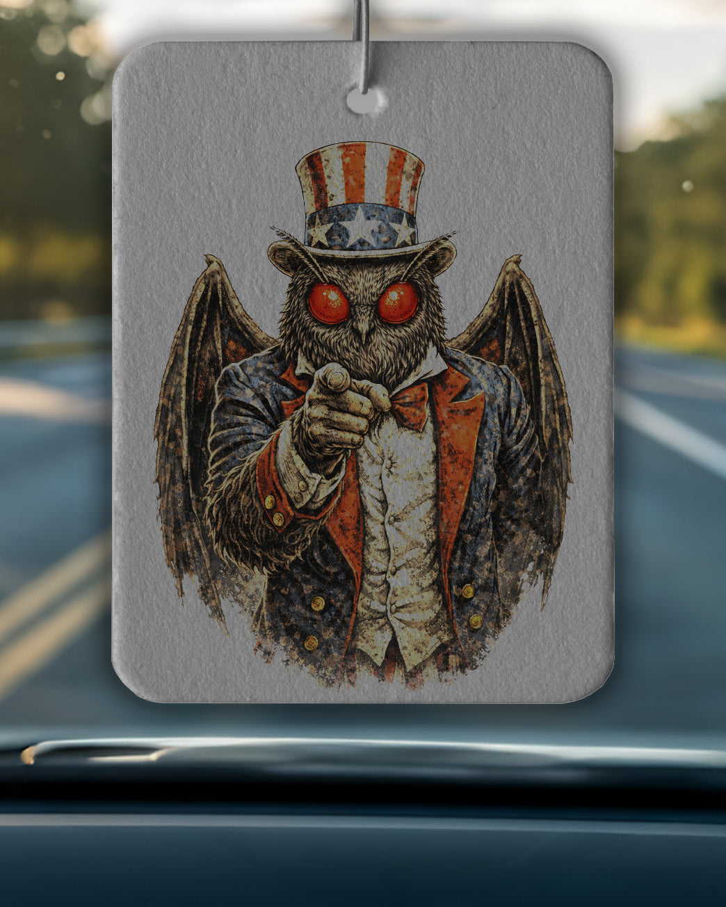 Mothman Uncle Sam Air Freshner
